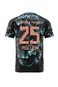 Bayern Munich Thomas Muller #25 Voetbaltruitje Uit tenue 2024-25 Korte Mouw